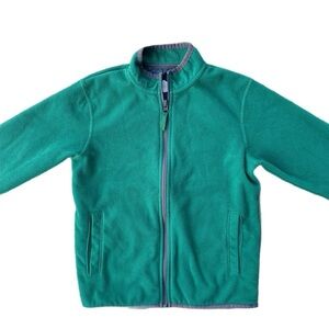 MEC Green Zip Up  Fleece Sweatshirt Size 10